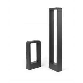   Vrtni svetilni stolp Vernon 60 z integriranim LED virom, 7W, črna barva