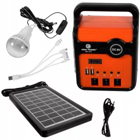 Prenosni sončni generator za vrt z močjo 6 W