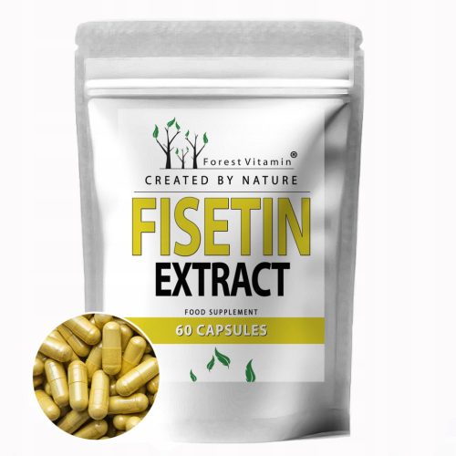 Forest Vitamin® Fisetin 400 mg - Prehransko dopolnilo z ekstraktom fisetina, 60 kapsul