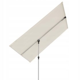 Vrtni senčnik Doppler Active UV +50, siv 180 x 130 cm