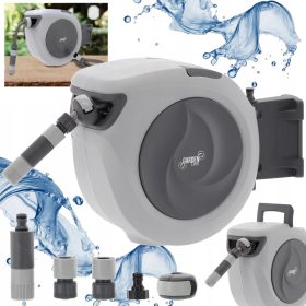 Avtomatski vrtni kolut s cevjo, 15 m