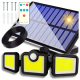 Učna svetilka na sončno energijo 100 W 6000 lm, baterijska, solarna