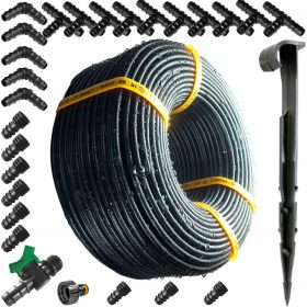 Kapljajoči Sistem za Namakanje Vrta 100m SET1 + 20