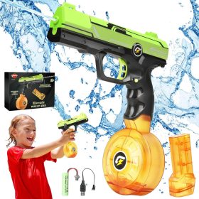   ELEKTRIČNA AVTOMATSKA VODNA PIŠTOLA GLOCK Z BATERIJO IN DVOJNIMI NABOJNIKI