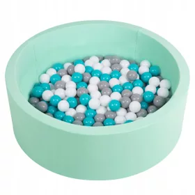   SEL-OK30D-413 Selonis Piankasti bazen z žogicami 6cm, mint: siv-bela-turkiz 90x30cm/200 žogic Igrača bazen od pene

Piankasti bazen Selonis je odlična igrača za vašega otroka. Izdelan je iz 52% bombaž