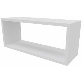 Polička za knjige za otroško sobo, bela mat