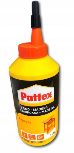 Lepilo za les Pattex Express 750g, hitro sušeče