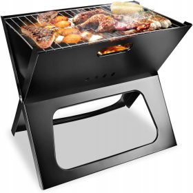  VRTNI ŽAR NA OGLJE PRENOSNI ZLOŽLJIV KOVČEK