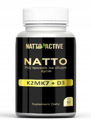Kapsule Natto Active z Vitaminom D3 2000 in Vitaminom K2 MK7 - Izdelek za Naravno Moč!