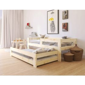 ZAKONSKA OTROŠKA POSTELJICA Z OGRAJO 160X80