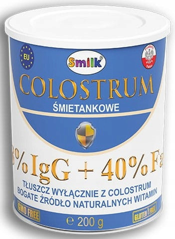 Kremasti Colostrum z Imunoglobulini in naravnimi maščobami iz colostrum, 200g