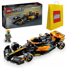   KOCKE LEGO HITRI PRVAKI 76919 MCLAREN FORMULA 1 AVTO 2023 + LEGO 6315792 TORBA VP PAPIRNA SREDNJA M 34X41X10 TE