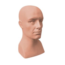 Moška lutka za razstave - Bež glava maneken