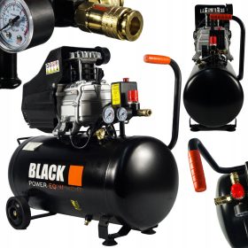 Kompresor z oljem Črni 12853 24 l 8 bar