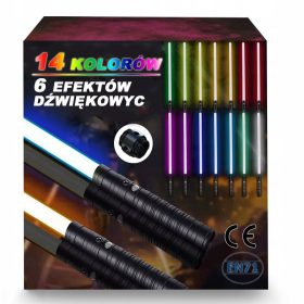 CHEN svetlobni meč LIGHTSABER 14 COLOR metal