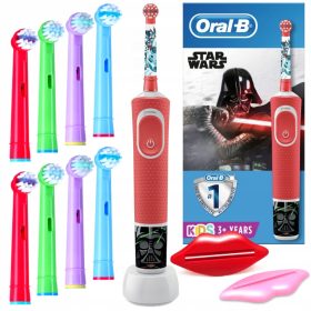    Oral-B D100 Kids Star Wars električna zobna ščetka D100.413.2K + 2 drugih izdelkov