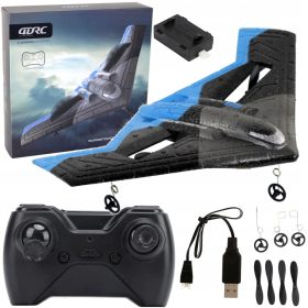    VOJAŠKO LETALO IZ STIROPORA, LETEČE NA DALJINSKO VODLJENJE, VELIK LED BOMBER