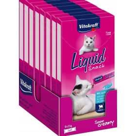 Vitakraft Cat Liquid Snack losos 66x15g