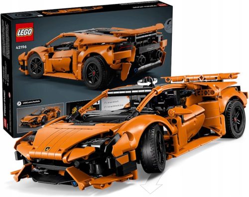 LEGO Technic Oranžni Lamborghini Huracán Tecnica 42196