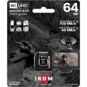 Kartica microSD GOODRAM IRDM 64GB + adapter 100 MB/s