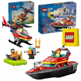 LEGO City 60373 Gasilski čoln + 2 dodatna izdelka
