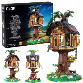   CADA GRADBENI BLOKI HIŠA NA DREVESU KNJIŽNICA TREE HOUSE LIBRARE