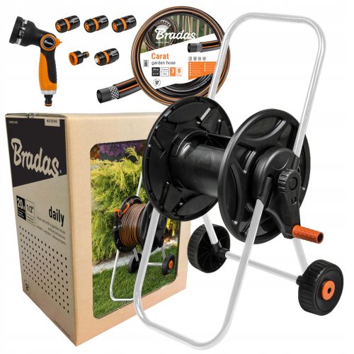 Vrtni voziček za cev Bradas Black Line ECO-AG26020SET1