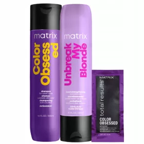    Matrix Set Color Obsessed + Unbreak My Blonde: šampon, balzam 300 ml