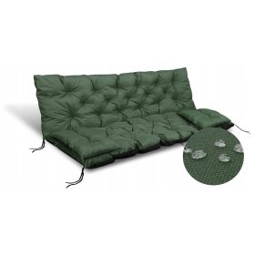   Gugalnica vrtnih blazin 180x60x50 cm za vodoodporno udobje na vrtu zeleno