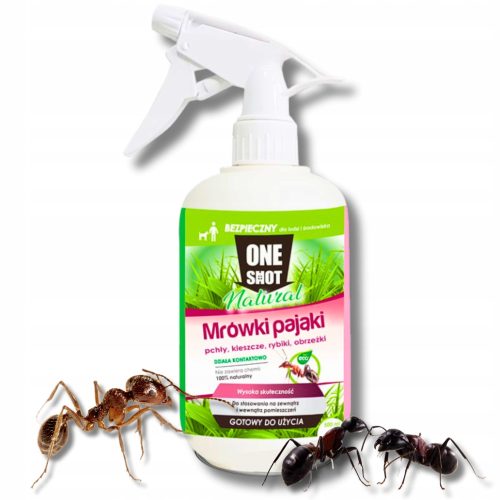 Aerosol proti klopom, mravljam, pajkom, bolham One Shot 500 ml
