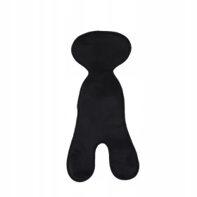    Univerzalni črni vložek za avtomobilski sedež, ki ščiti pred potenjem in diha