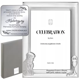    Okvir za fotografije prvega svetega obhajila, srebrni spominek