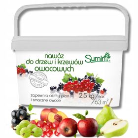 Sadno gnojilo za drevesa in grmovnice Sumin 2,5 kg