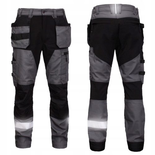 Elastične delovne hlače SUPER MOČNE Vzdržljive zaščitne 4-WAY STRETCH ULTRA!