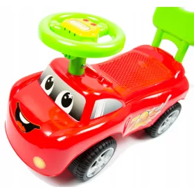 NELIK AVTO PCHALEC ZA OTROKE ZIGZAK RDEČ