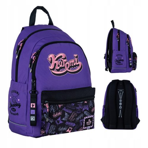 Puncevski šolski nahrbtnik Kite Shades of Purple, primerno za 19-letnice