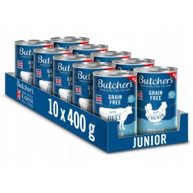   Butcherjev Original Junior, mokra hrana za pse, mešanica okusov 10x400g