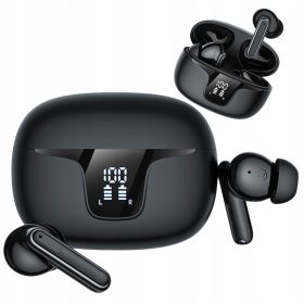   Brezžične slušalke TWS XY19 vodoodporna z 2 mikrofonoma in LED zaslonom