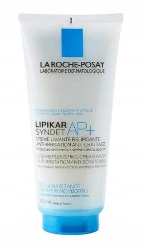 LA ROCHE-POSAY Lipikar Syndet AP+ 200 ml - Krem za prhanje za obnovo lipidov