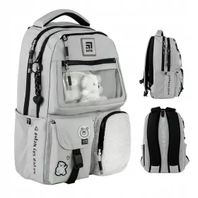 PLEČNIK ZA DEKLICE S PRIKUPNIM MEDVEDKOM