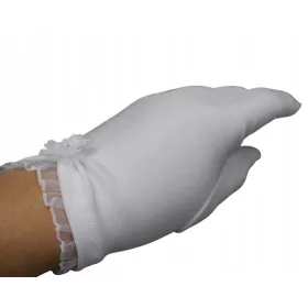 Komunijanske rokavice s čipko