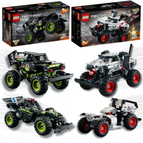   LEGO Technic Kamion Monster Jam Grave Digger 42118 + LEGO Technic Kamion Monster Jam Mutt Dalmatinec 42150