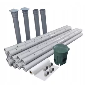   istilna naprava z infiltracijsko drenažo za eno komoro in 150 litrov prostornine