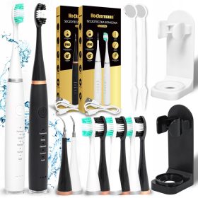 SONIČNA ZOBNA ŠČETKA ELEKTRIČNA + PRIBOR ZA SKALER IPX7