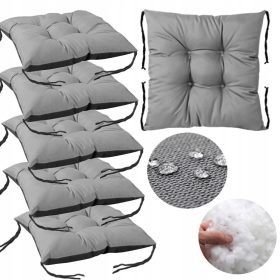 Vrtne blazine 6x 42x42 cm, vodoodporna pikirana garnitura