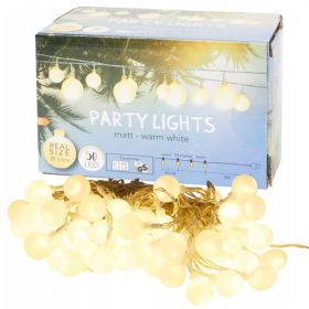   Girlanda Vrtne Lučke Svetlobni Verižni 50 LED, toplo bela mat, 15m