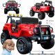 Monster Jeep WXE1688 4X4 24V Rdeča