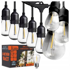 Svetlobna girlanda Smartled 500 cm, črna