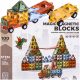 Magnetne gradbene kocke DK Magnetic Bricks 100 elementov Vozila 3D figure 100 kosov