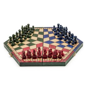    Šah za tri igralce, mali tribarvni/šah za tri Żurek Chess